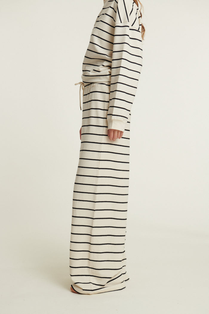 Basic Apparel Anneli Pants Sweatpants 482 Birch/Black